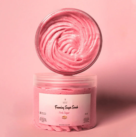 Pink Sugar Foaming Scrub